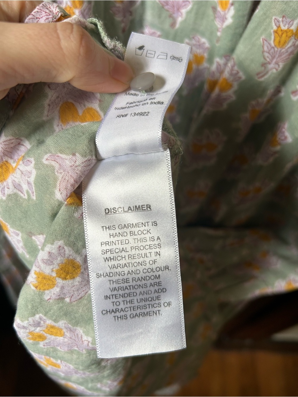 Emerson Fry Frances Dress in Harper Print Size Small Block Printed Maxi Boho - Picture 10 of 11